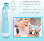 Electric Baby Nail Trimmer Kit - Safe & Gentle Infant Nail File Set with Multiple Grinding Heads for Newborns and Toddlers Premium Quality Single Deals™