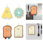 Premium Cute Plush Kitchen Hanging Towel  With Loops  – Whimsical and Functional Home Accessory