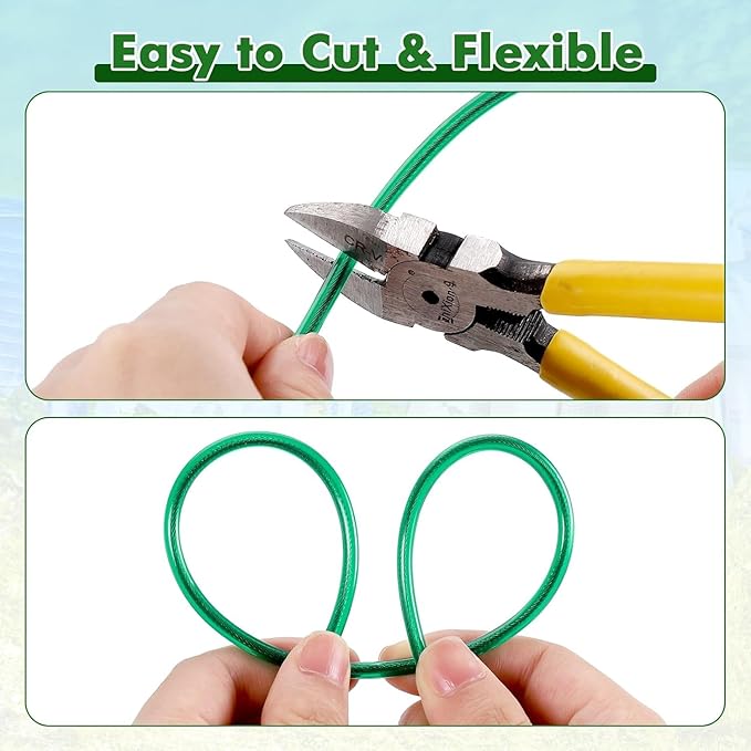 Single Deals™ 10 Meter PVC Cloth Rope With 2 Hooks - Premium Quality