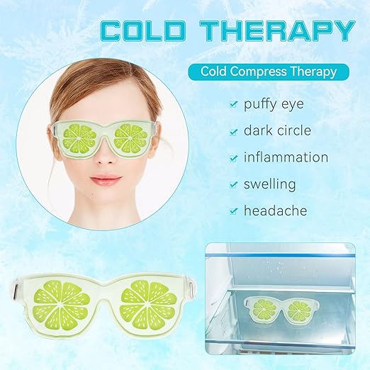 Fruit-Themed Cooling Gel Eye Mask – Soothing Treatment for Dark Circles and Puffiness Premium Quality Single Deals™