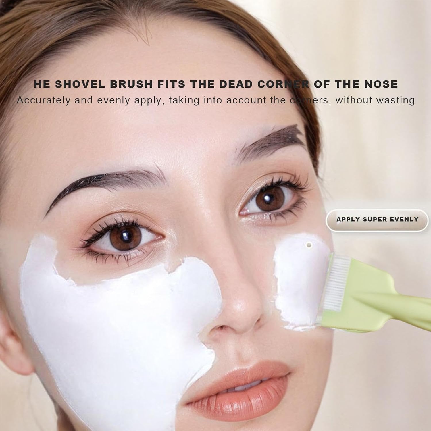 Silicone Facial Cleaning Brush – Dual-Purpose Beauty Tool for Targeted Application and Cleansing Premium Quality Single Deals™