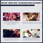 Shiny Glitter Body & Hair Spray – 60ml Illuminating Mist for Radiant Glamour Premium Quality Single Deals™