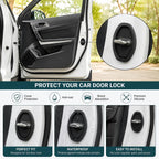 Premium Silicone Car Door Latch Protective Cover – Sophisticated Interior Enhancement