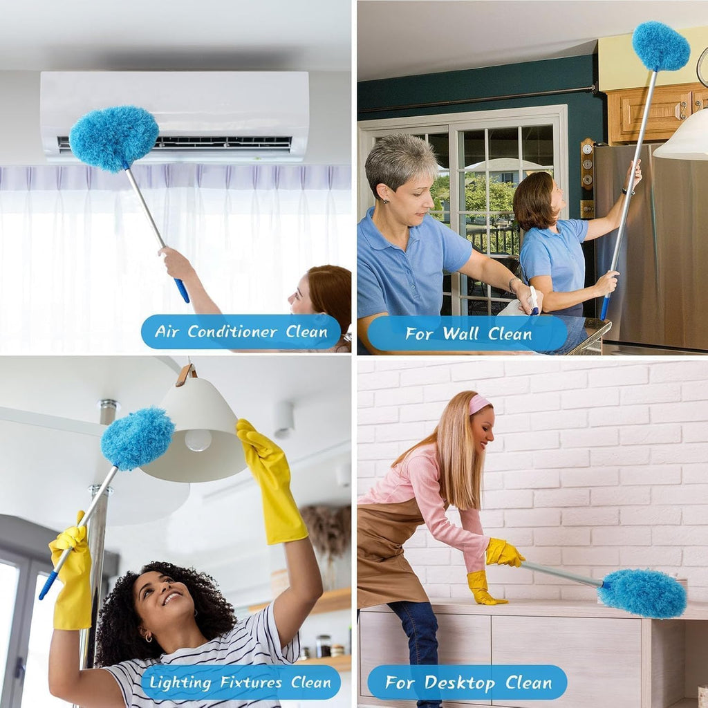 Round Duster Ceiling Fan Mop – Sophisticated Maintenance Solution Premium Quality SingleDeals™
