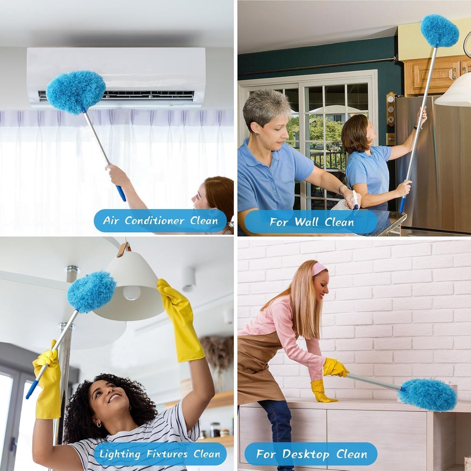Round Duster Ceiling Fan Mop – Sophisticated Maintenance Solution Premium Quality SingleDeals™