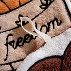 Coffee-Themed Premium Hanging Hand Towel – Absorbent, Decorative Kitchen Accessory