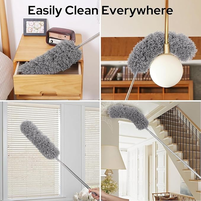 4 in 1 Microfiber Feather Duster – Sophisticated Maintenance Solution Premium Quality SingleDeals™