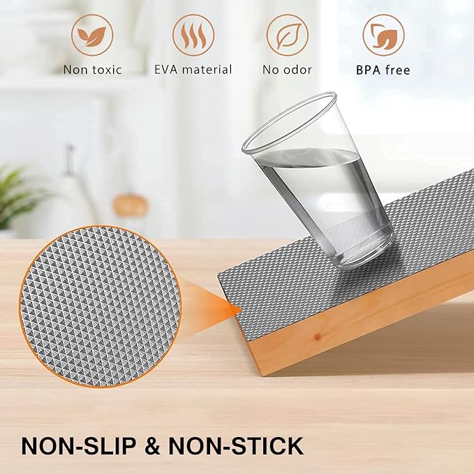 Versatile Drawer Mat (45x500cm) – Protective, Durable Liner for Kitchen and Home Organization Premium Quality Single Deals™