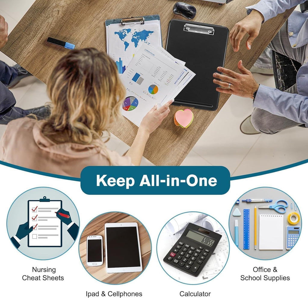 A4 Clipboard Box File – Durable, Multi-Functional Document Organizer and Storage Case Premium Quality Single Deals™