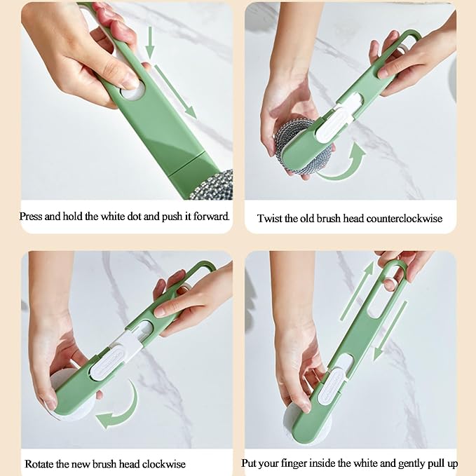 3 IN 1 Kitchen Brush – Sophisticated Maintenance Solution Premium Quality SingleDeals™