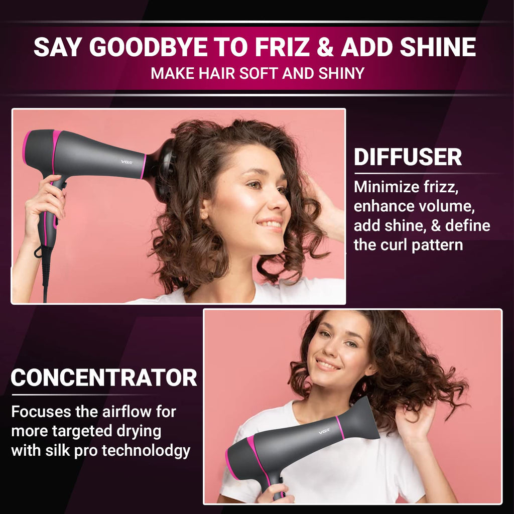VGR Professional Hair Dryer – Salon-Quality Styling Tool