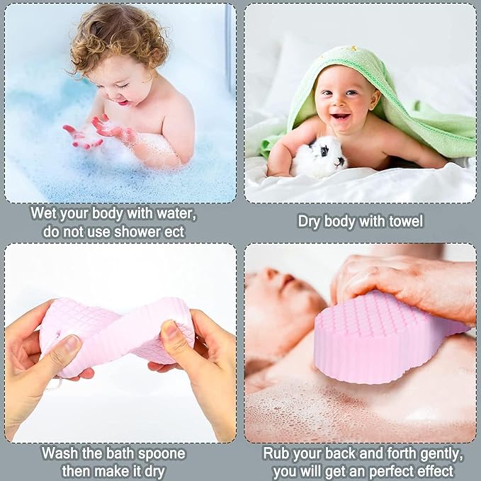 Soft Bath Sponge – Gentle Exfoliating Body Cleaner for Sensitive Skin and Daily Use