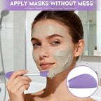 Dual-Ended Silicone Face Mask Brush – Multi-Functional Beauty Tool for Precision Application and Gentle Exfoliation Premium Quality Single Deals™