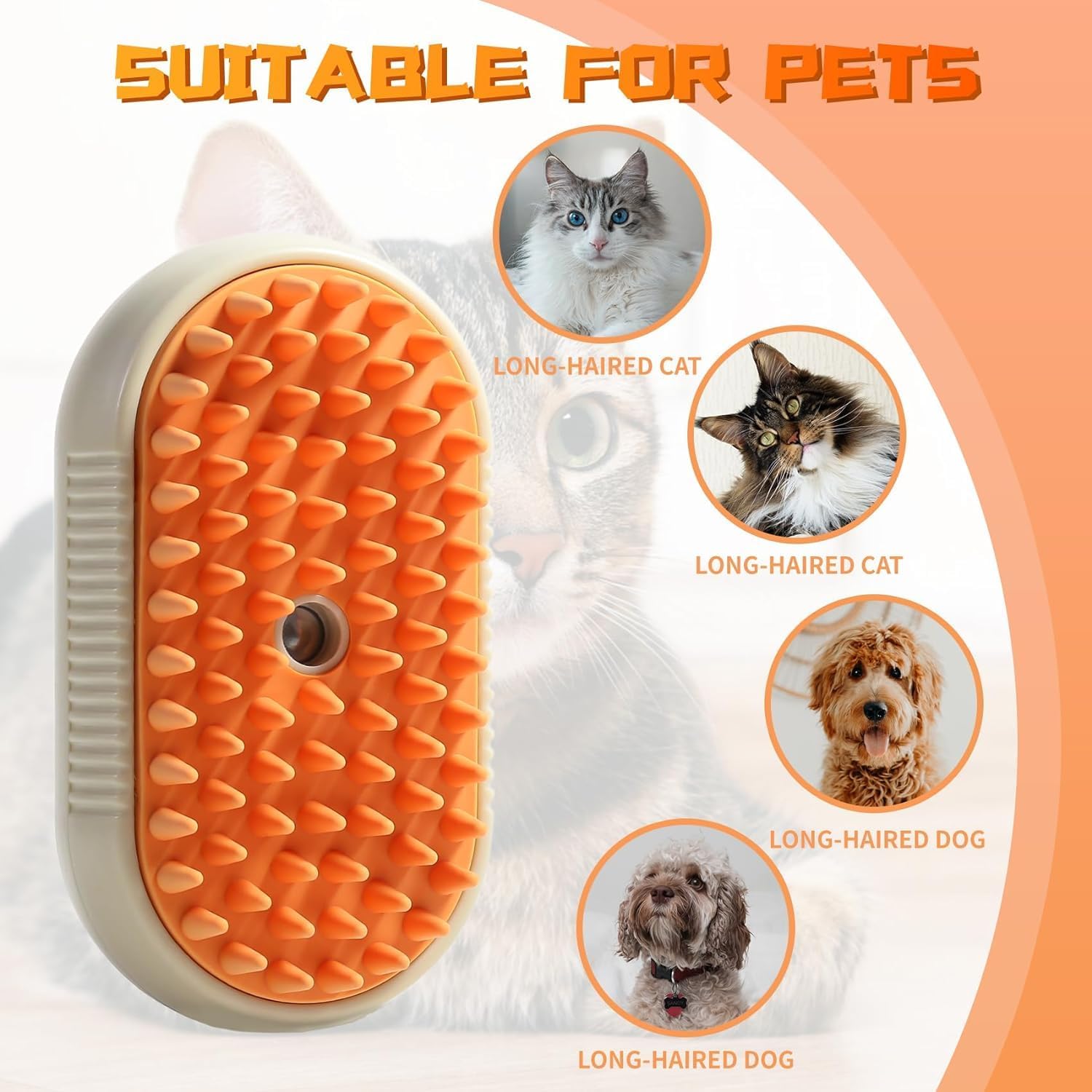 3-in-1 Spray Pet Brush – Sophisticated Maintenance Solution Premium Quality SingleDeals™