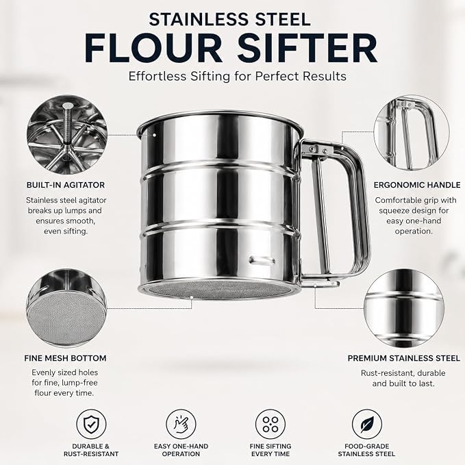 Single Deals™ Flour Sifter [Premium Quality]