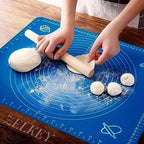 Silicone Roti/Dough Mat with Measurements – Non-Stick, Durable Baking Surface for Precision Prep and Easy Cleanup Premium Quality Single Deals™