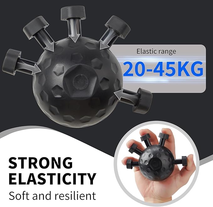 Finger Grip Strength Training Ball – Ergonomic Hand & Forearm Exerciser for Rehabilitation and Performance Premium Quality Single Deals™