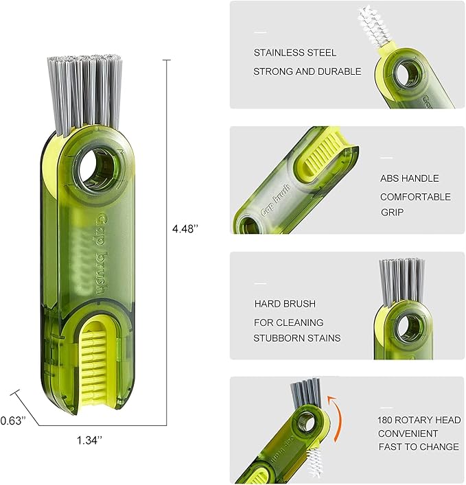 3 in 1 Bottle Brush – Sophisticated Maintenance Solution Premium Quality SingleDeals™