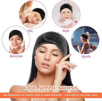 Face Wash Headband (Black) – Adjustable Soft Microfiber Spa Hairband for Skincare, Makeup Application, and Facial Routines Premium Quality Single Deals™ (Copy) (Copy)