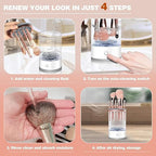 Automatic Makeup Brush Cleaner – Professional-Grade Sonic Cleaning Device for Pristine Cosmetic Tool Maintenance Premium Quality Single Deals™