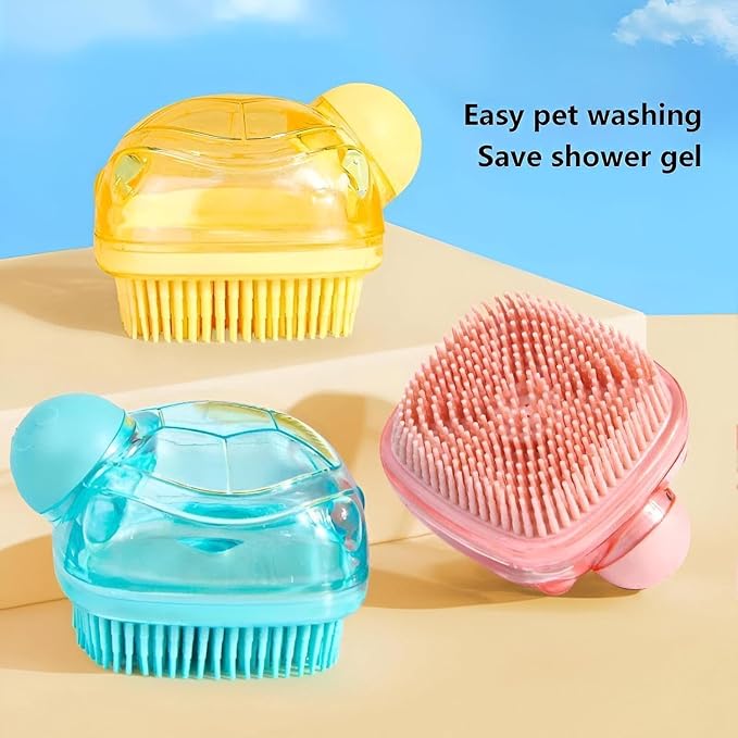 Transparent Turtle Bath Brush – Charming, Ergonomic Exfoliating Scrubber for Gentle Cleansing