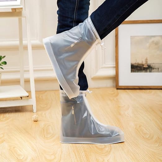 Waterproof Non-Slip Shoe Covers – Reusable Protective Rain Boots for Men and Women, Available in Large Sizes Premium Quality Single Deals™