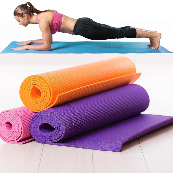 4mm Essential Yoga Mat – Lightweight, Non-Slip Fitness Surface for Daily Exercise and Stretching Premium Quality Single Deals™
