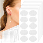 100-Piece Supportive Ear Lobe Patches – Invisible Adhesive Reinforcements for Heavy Earrings Premium Quality Single Deals™