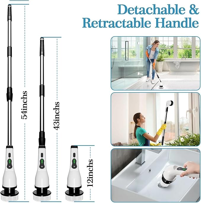 9-in-1 Multifunctional Electric Cleaning Brush – Sophisticated Maintenance Solution Premium Quality SingleDeals™