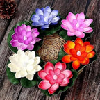 Floral Smokeless Floating Candles – Decorative, Vibrant Lotus-Style Accents for Serene Home Ambiance Premium Quality Single Deals™