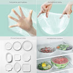 Single Deals™ Plastic Food Wraps (100 PC) [Premium Quality]