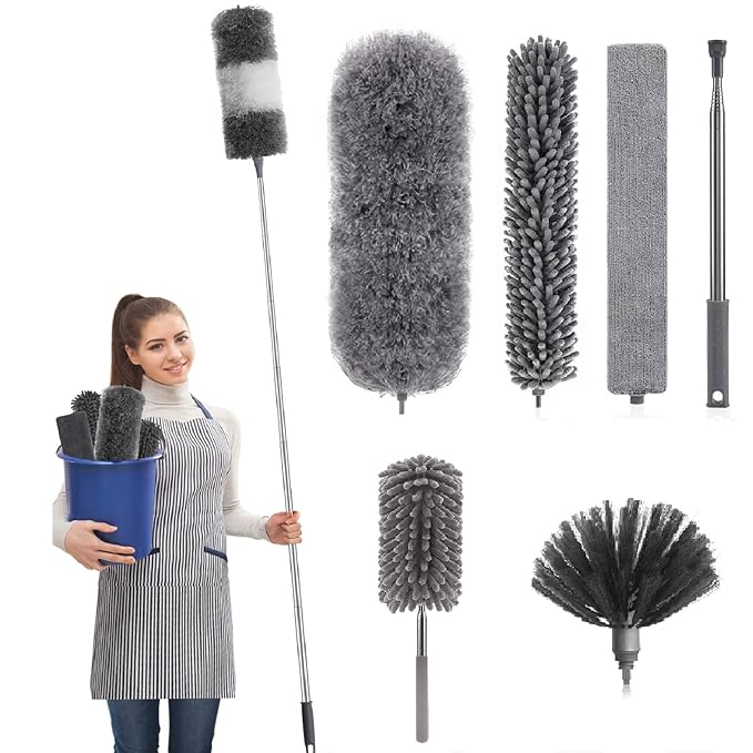 4 in 1 Microfiber Feather Duster – Sophisticated Maintenance Solution Premium Quality SingleDeals™