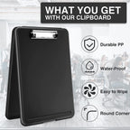 A4 Clipboard Box File – Durable, Multi-Functional Document Organizer and Storage Case Premium Quality Single Deals™