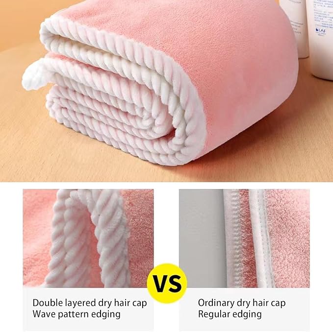 Premium 90g Hair Towel Wrap – Highly Absorbent Microfiber Cap for Efficient Hair Drying