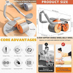 Advanced Abdominal Wheel Trainer – Multi-Functional Core Exerciser with Digital Performance Monitor Premium Quality Single Deals™