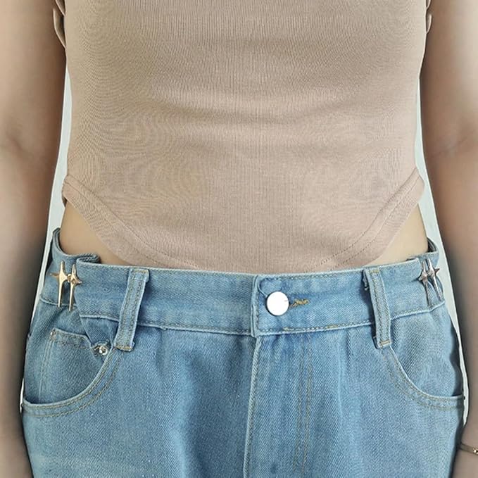 1 Pair Star Waist Button – Sophisticated Fit Optimization Solution Premium Quality SingleDeals™