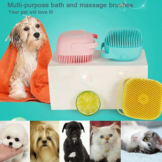 Silicone Body Bath Brush – Dispensing Scrubber for Convenient Cleansing and Exfoliation