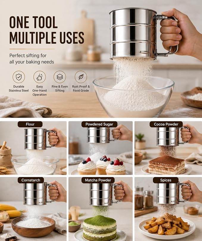 Single Deals™ Flour Sifter [Premium Quality]