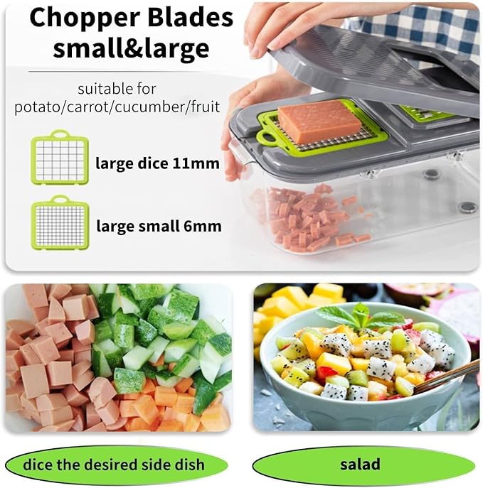 Single Deals™ 22 in 1 Multipurpose Chopper [Premium Quality]