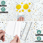 Decorative Self-Adhesive Waterproof Kitchen Wall Sticker – Modern Terrazzo Pattern, 60x200cm