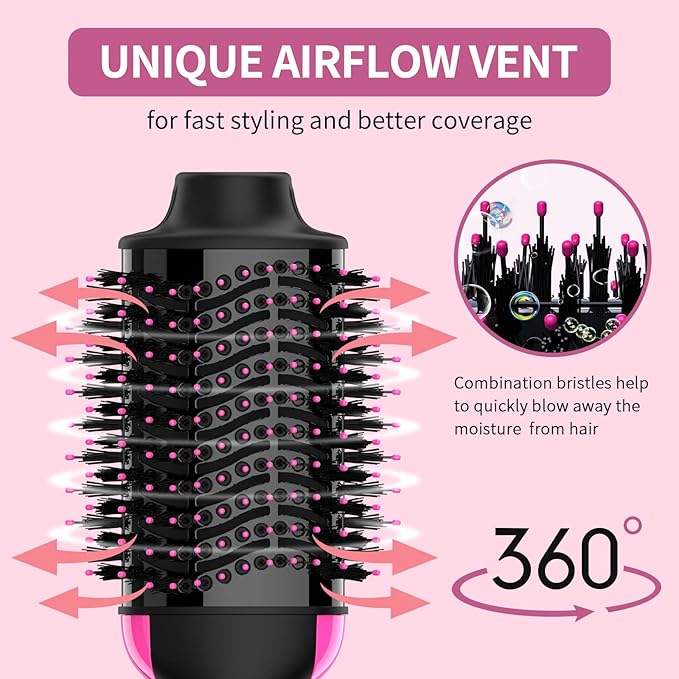 One Step Hair Dryer & Volumizer Brush – Multi-Functional Salon Styling Tool