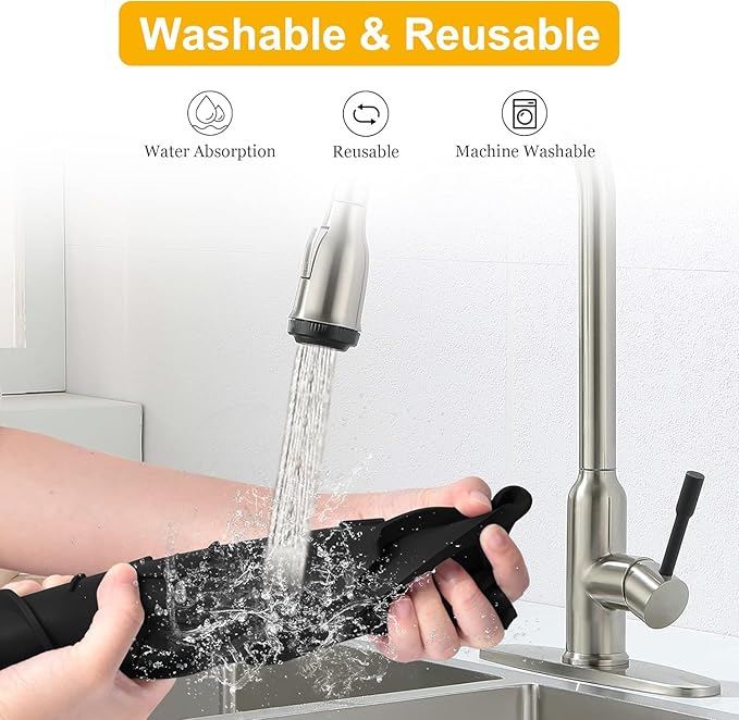 Silicone Faucet Drainer Pad – Sophisticated Maintenance Solution Premium Quality SingleDeals™