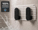 Single Deals™ 2 in 1 Self Adhesive Kitchen Wall Hooks (black colour) Premium Quality