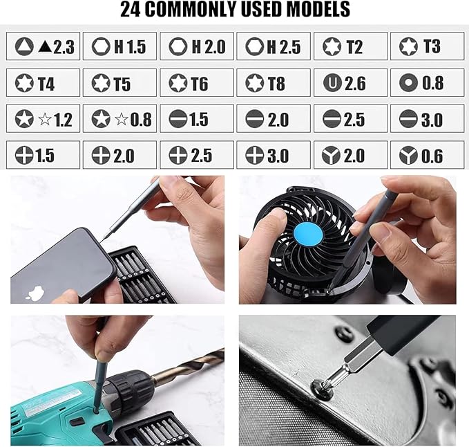 Single Deals™ 24 In 1 Screwdriver Magnetic Set