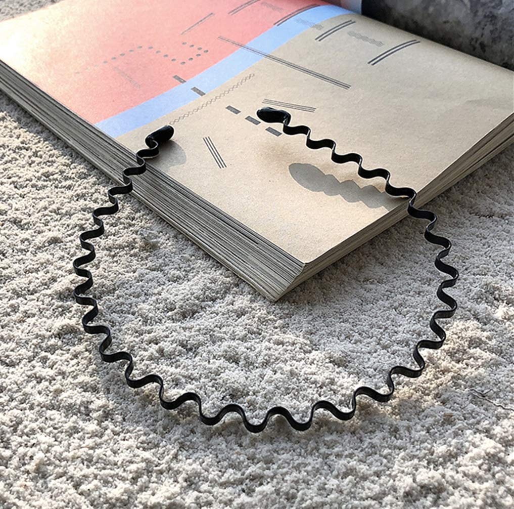 Unisex Metal Wavy Headband – Classic Style & Secure Hold