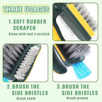 4 in 1 Tile Brush With Handle – Sophisticated Maintenance Solution Premium Quality SingleDeals™