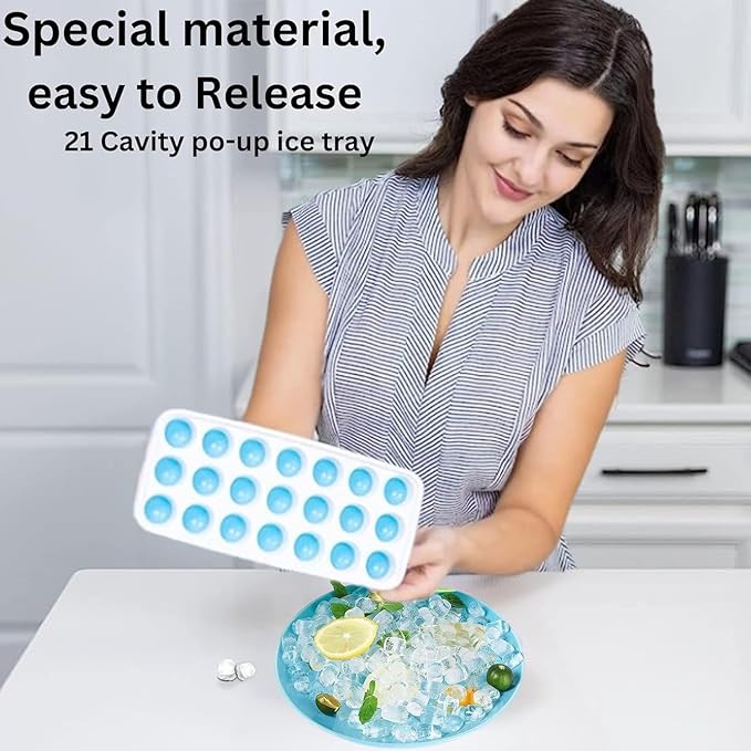 Single Deals™ 21-Cavity Ice Tray - Premium Quality