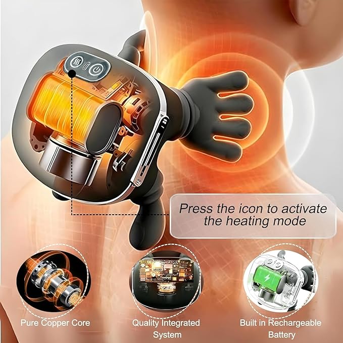 Premium Siaasoo Neck and Shoulder Massager – Sophisticated Therapeutic Relief for Targeted Tension