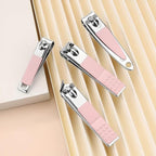 14-Piece Professional Pink Manicure Set - Complete Stainless Steel Grooming Kit in Elegant Travel Case for Comprehensive Nail and Beauty Care Premium Quality Single Deals™