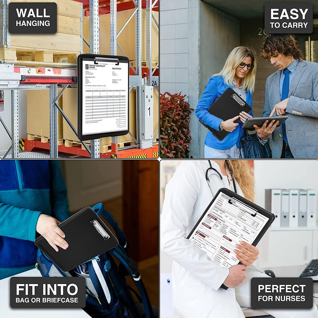 A4 Clipboard Box File – Durable, Multi-Functional Document Organizer and Storage Case Premium Quality Single Deals™